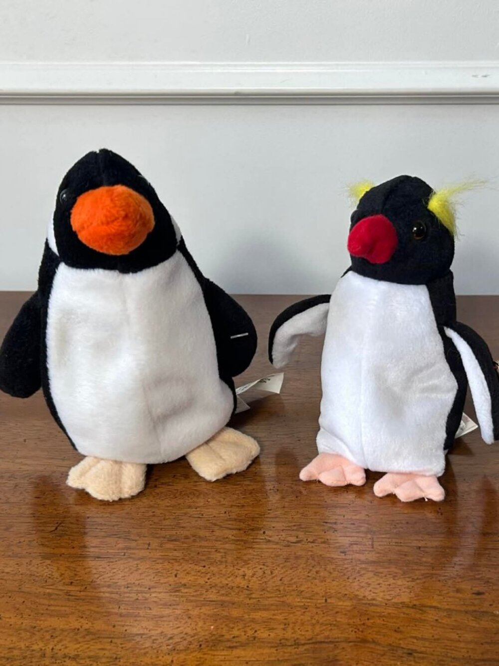 Ganz 1996 Peggy Penguin plus Frigid Penguin Beanie Baby
